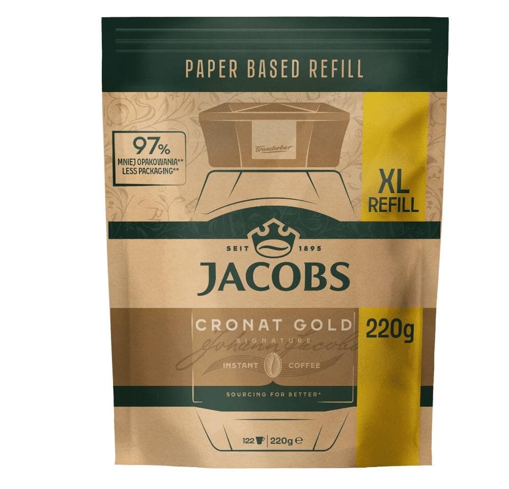 Jacobs Cronat Gold Refill 220 g Akcija u trgovini Vrutak
