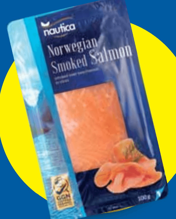 NAUTICA Dimljeni losos 100 g - Akcija u trgovini Lidl