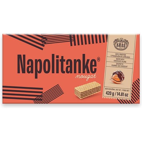 Napolitanke nougat 420 g - Akcija u trgovini Bakmaz