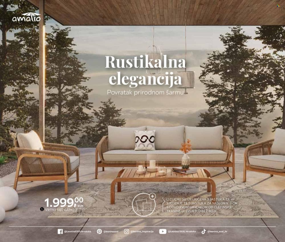 Vrtni set Cameo Akcija u trgovini Lesnina