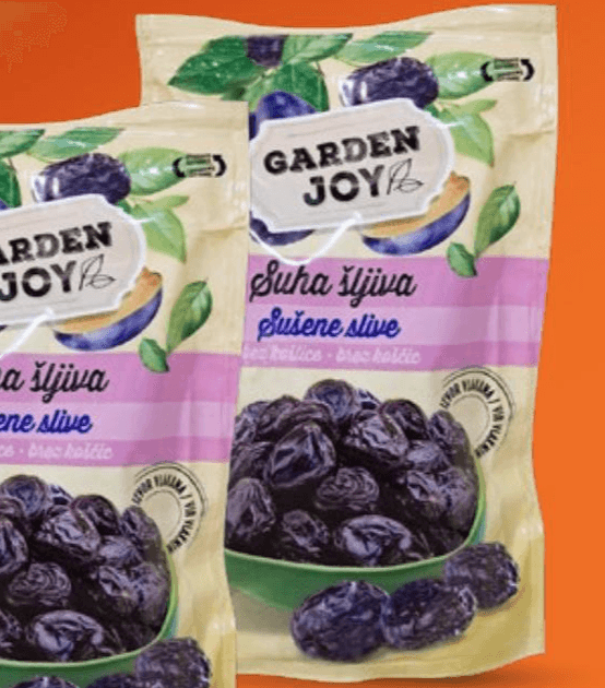 GARDEN JOY Šljiva suha 200 g - Akcija u trgovini Studenac