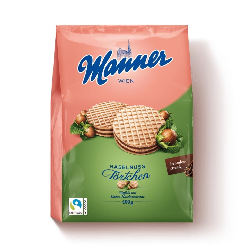 Manner Haselnuss Törtchen 300g ili 400g Akcija u trgovini Kaufland