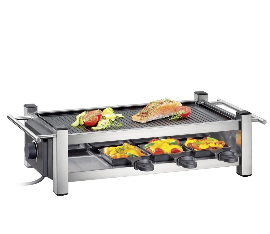 Kuechenprofi raclette/ploča za roštiljanje set Grande 8 Akcija u trgovini Mueller