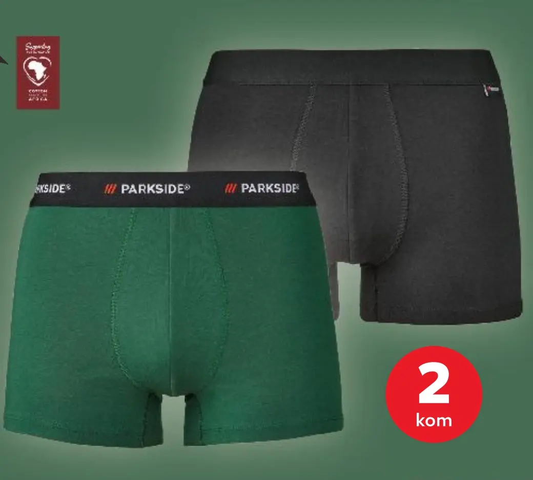 Parkside muške bokserice 2 kom Akcija u trgovini Kaufland