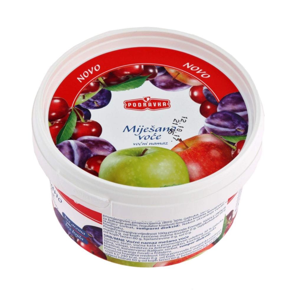 Podravka Voćni namaz miješano voće 500 g - Akcija u trgovini Žabac
