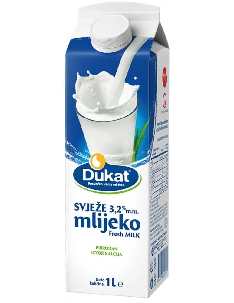 Dukat Svježe mlijeko 1l Akcija u trgovini Konzum