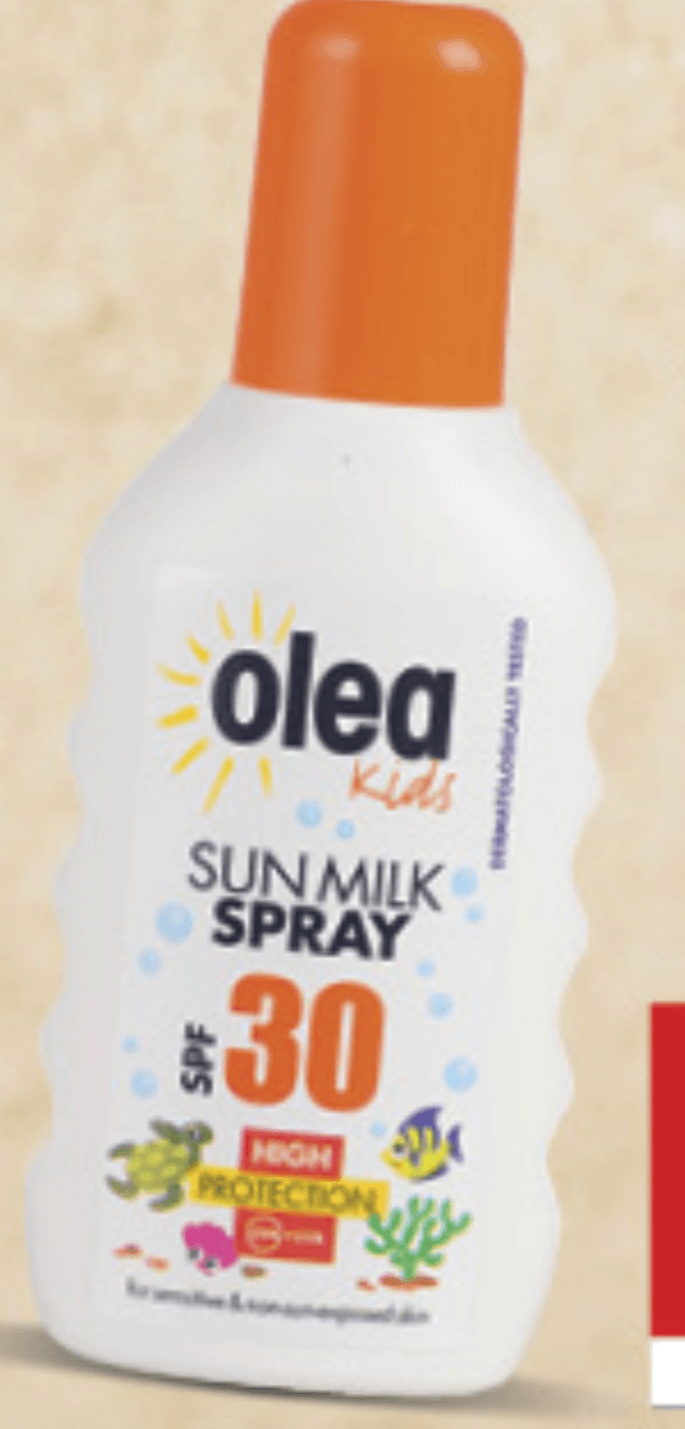 Olea Dječje mlijeko za sunčanje u spreju 200ml - Akcija u trgovini Konzum