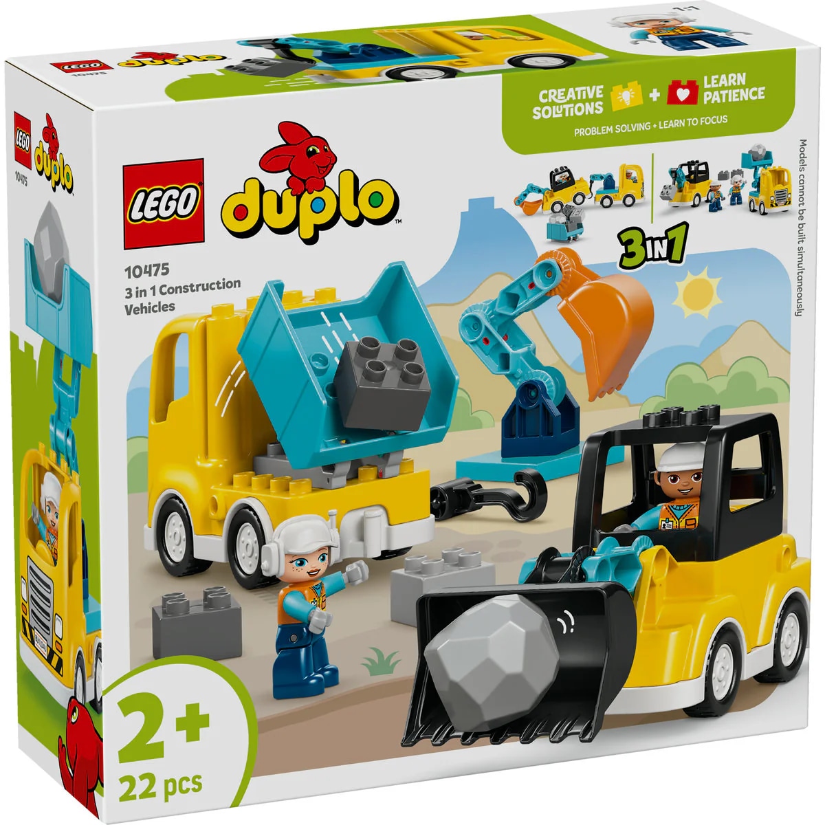 Lego Duplo Građevinska vozila 3-u-1 set 22 pcs - Akcija u trgovini Mueller