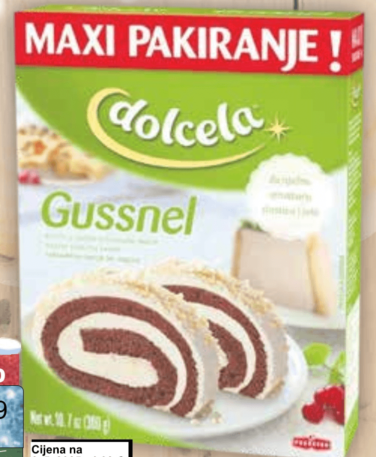Gussnel maxi Dolcela 300 g Akcija u trgovini KTC