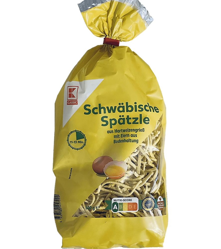 K-Classic Schwäbische Spätzle 4 jaja 500 g - Akcija u trgovini Kaufland