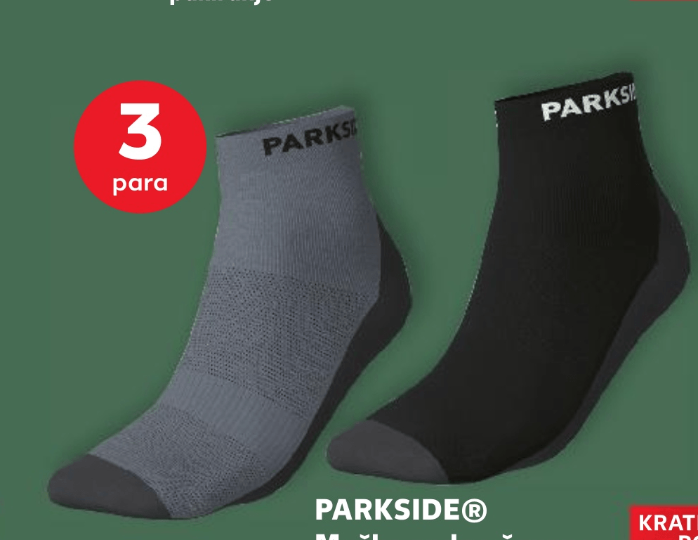 PARKSIDE® Muške radne čarape 3 para - Akcija u trgovini Kaufland
