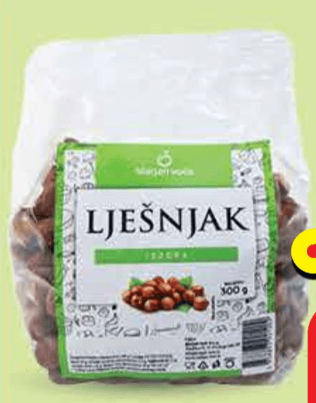 Majan voće lješnjak jezgra 300 g Akcija u trgovini KTC