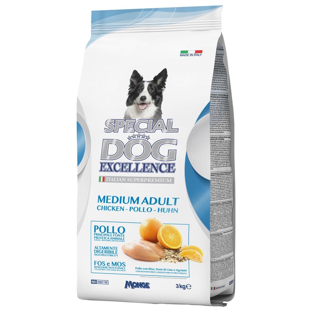 Hrana za pse 4DOG Medium Piletina 3 kg - Akcija u trgovini Boso