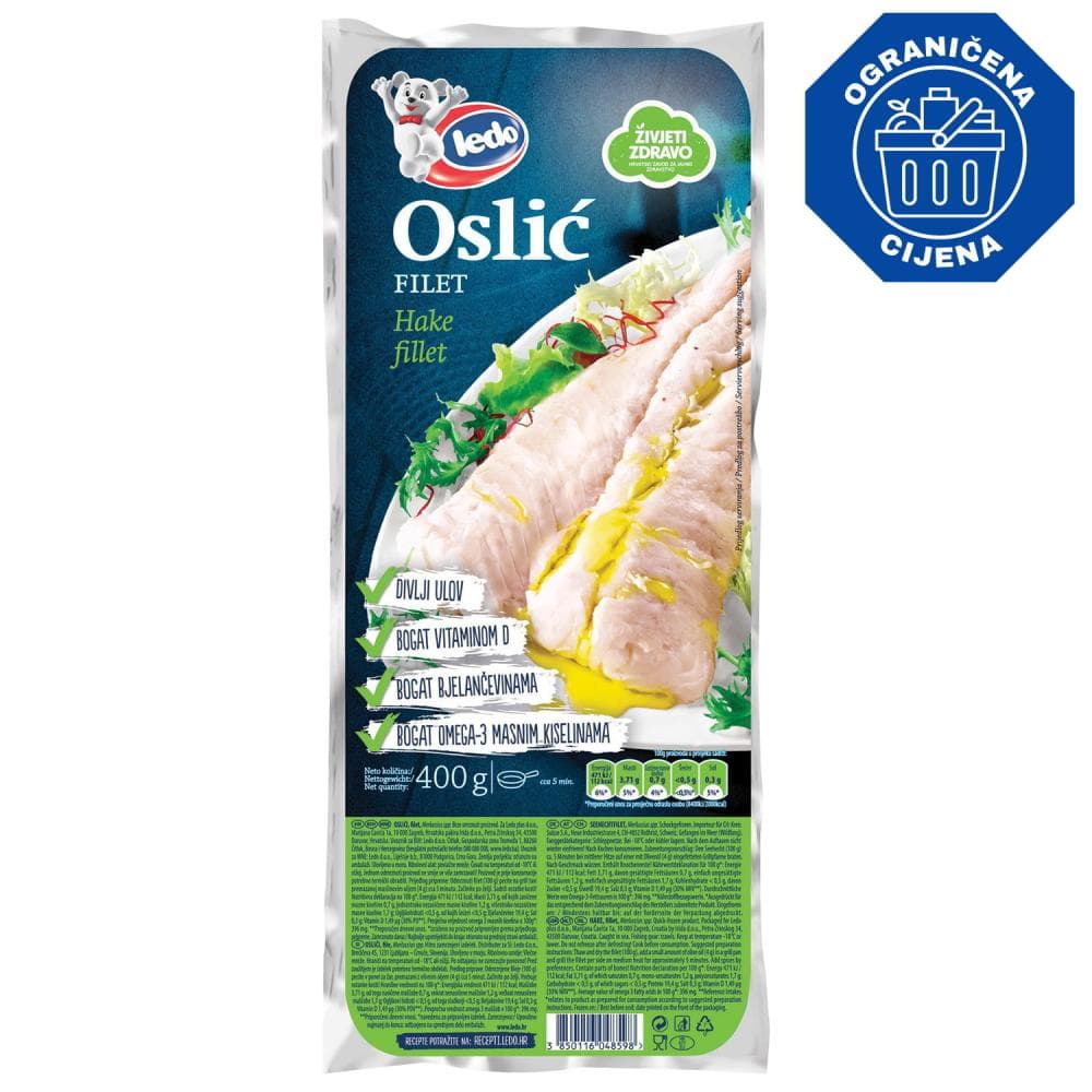 Ledo oslić bez glave 400 g Akcija u trgovini Studenac