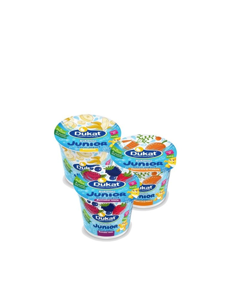 Dukat Voćni jogurt mix Junior 125 g - Akcija u trgovini Djelo