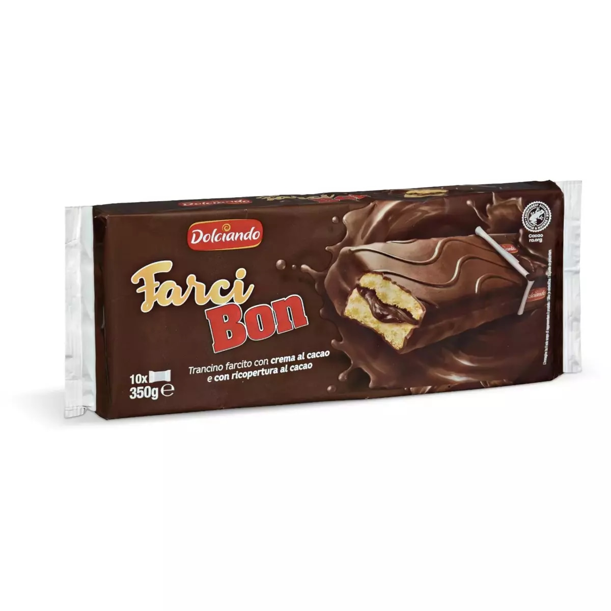 Dolciando Farci Bon meki biskvit punjen čokoladom 350 g Akcija u trgovini Eurospin