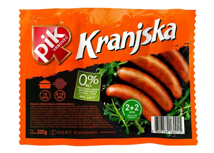 Kranjska kobasica 650 g PIK - Akcija u trgovini Kaufland