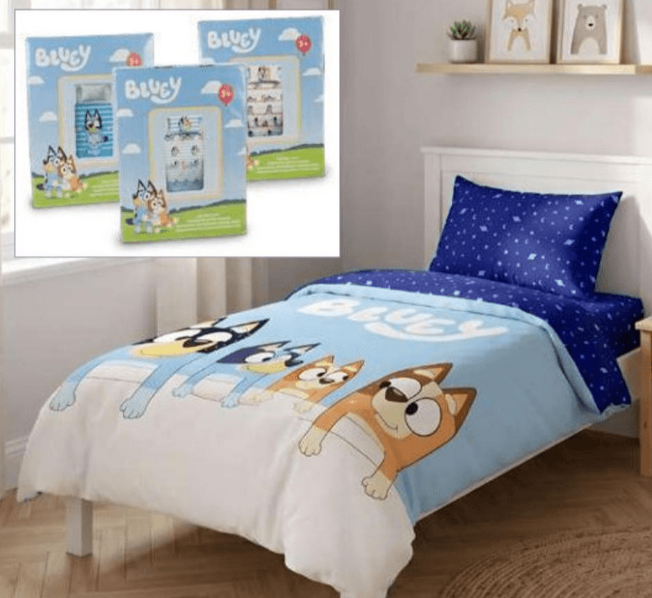 Set posteljine Bluey Akcija u trgovini Eurospin