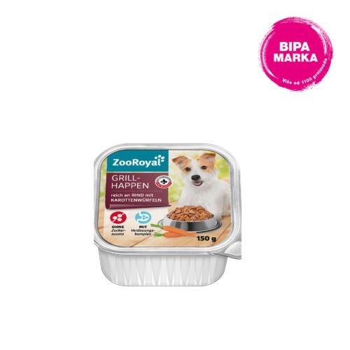 ZooRoyal Grill-Happen mokra hrana za pse 150 g Akcija u trgovini Bipa