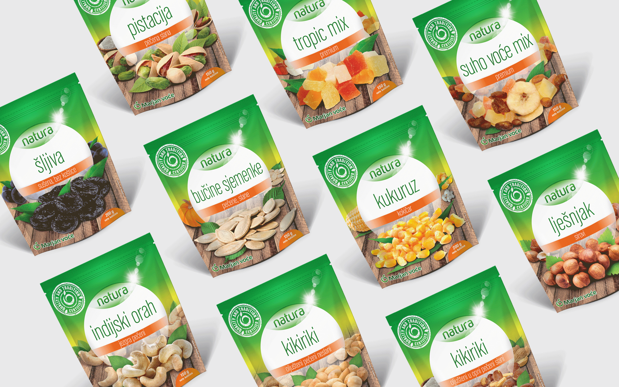 Natura Orašasti plodovi 150 - 200 g - Akcija u trgovini Trgovina Krk