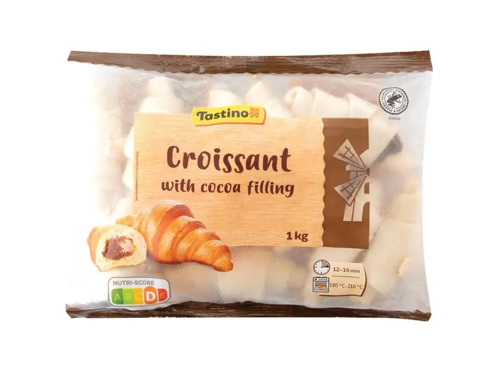 Tastino Croissant s kakao punjenjem 1 kg Akcija u trgovini Lidl