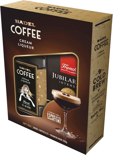 Poklon paket Coffee Badel + Jubilarna intense Franck liker 0,7 l, kava 250 g Badel, Franck Akcija u trgovini KTC