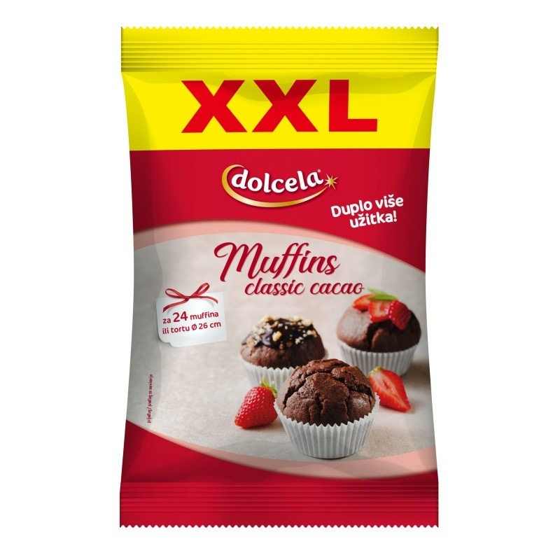 Kolač Muffins XXL Dolcela 600 g - Akcija u trgovini Spar