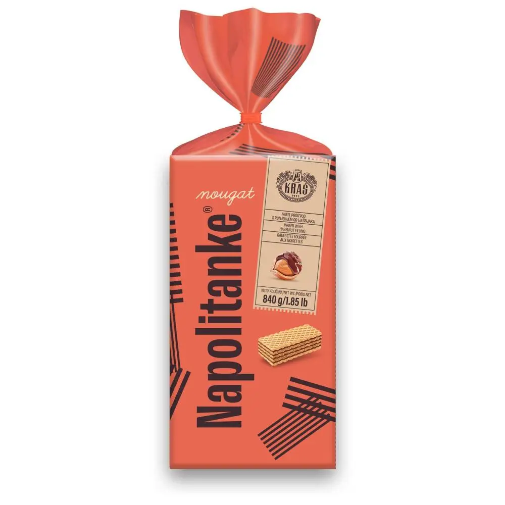 Kraš Napolitanke 840g Akcija u trgovini Konzum