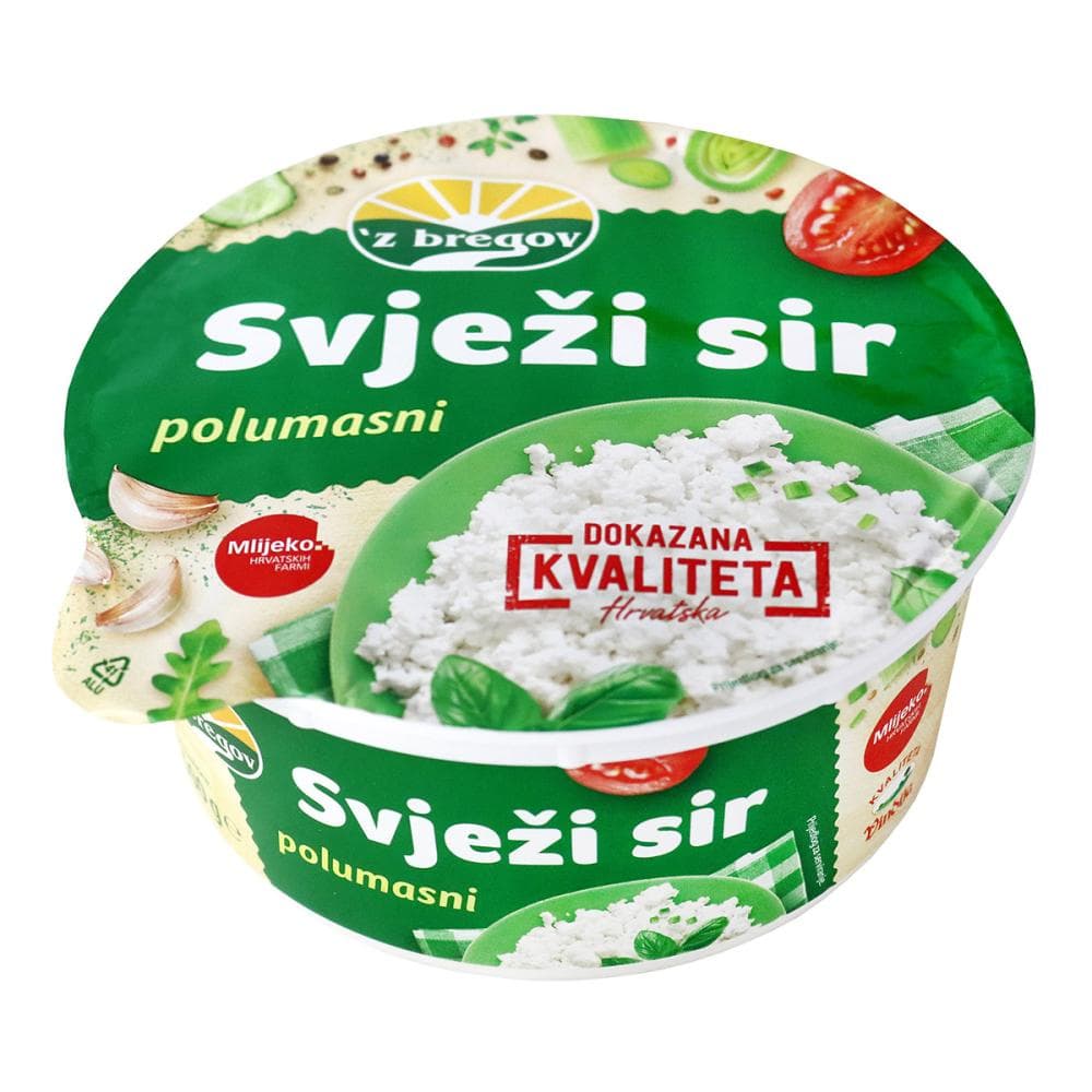Svježi sir 'Z bregov 500 g Akcija u trgovini Boso