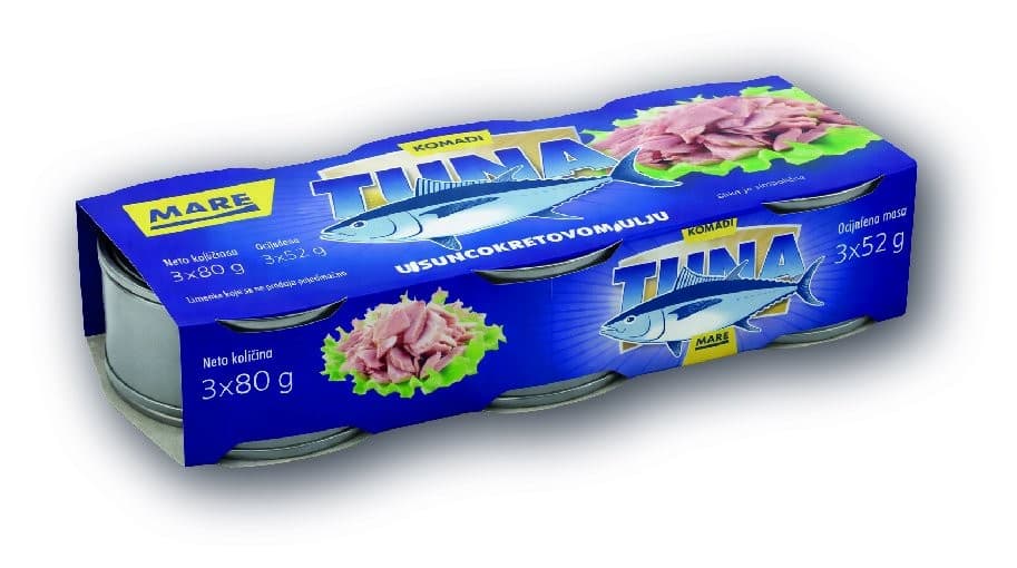 Mare tuna komadi u suncokretovom ulju 3 x 52 g Akcija u trgovini 365 Market