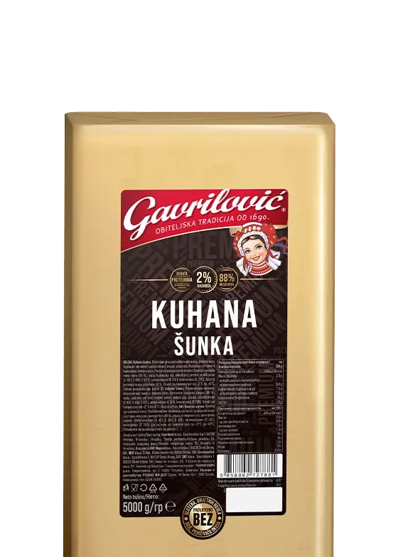 Gavrilović Kuhana šunka 5000 g Akcija u trgovini Vrutak