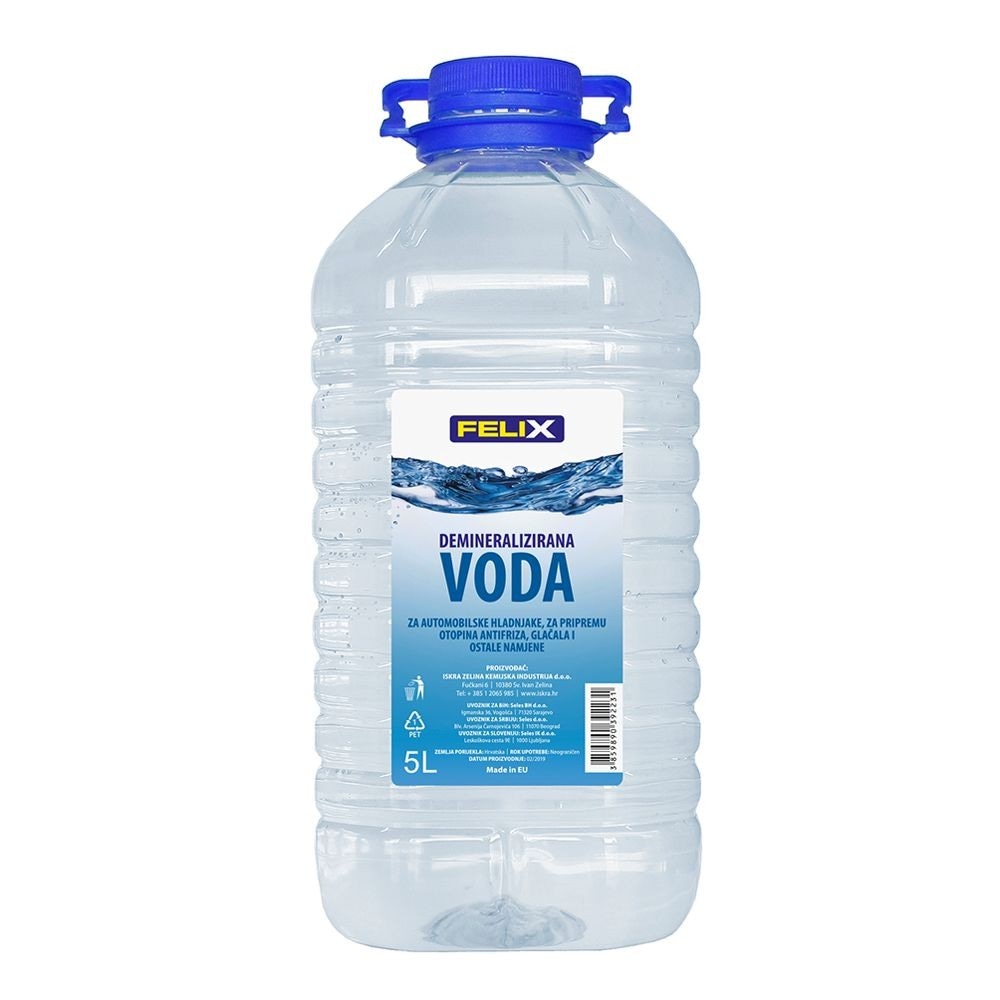 Demineralizirana voda 5 l Felix - Akcija u trgovini Bauhaus