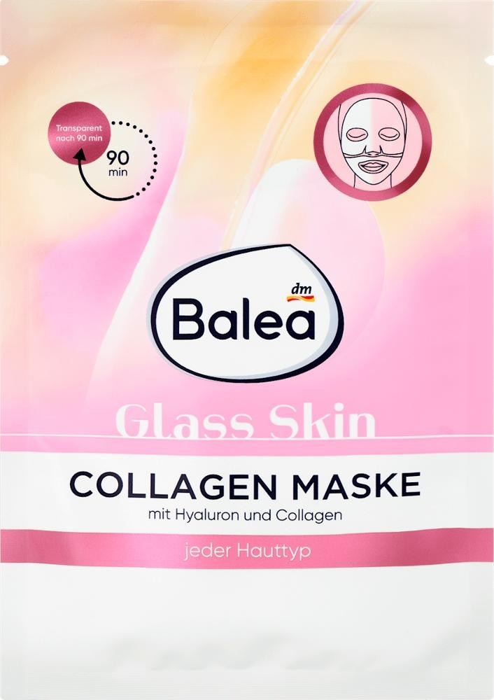 Balea maska za lice u maramici Glass Skin 1 kom. Akcija u trgovini Dm