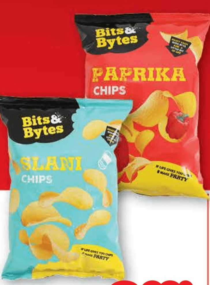 BITS&BYTES Čips 200 g - Akcija u trgovini Plodine