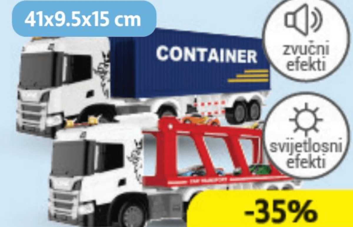 SCANIA Kamion Akcija u trgovini Plodine