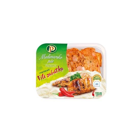 Volim Ljuto marinirani pileći file zabatka 400g Perutnina Ptuj-Pipo - Akcija u trgovini Konzum