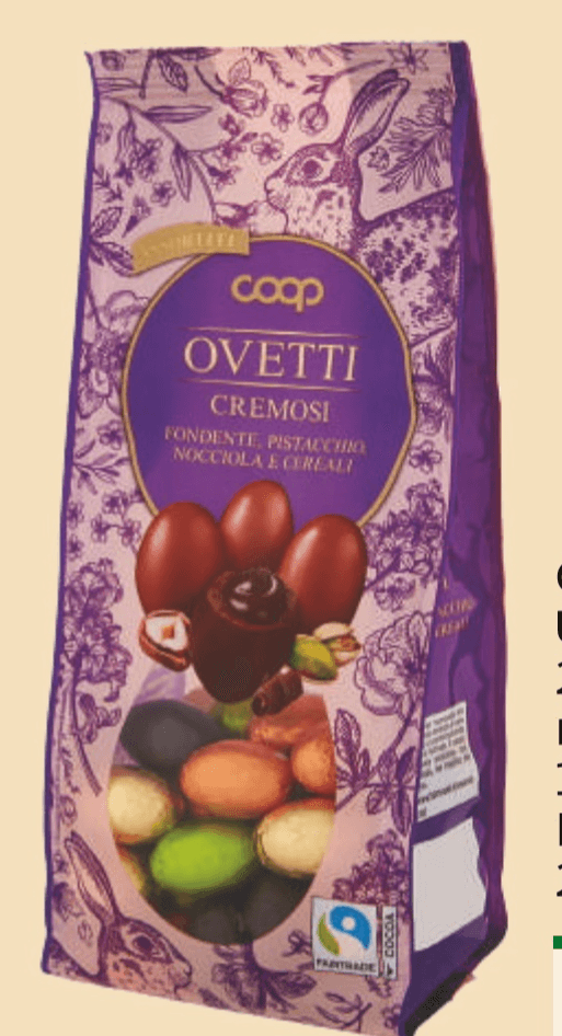 Coop! Uskršnja jaja Ovetti Cremosi 210 g - Akcija u trgovini Tommy