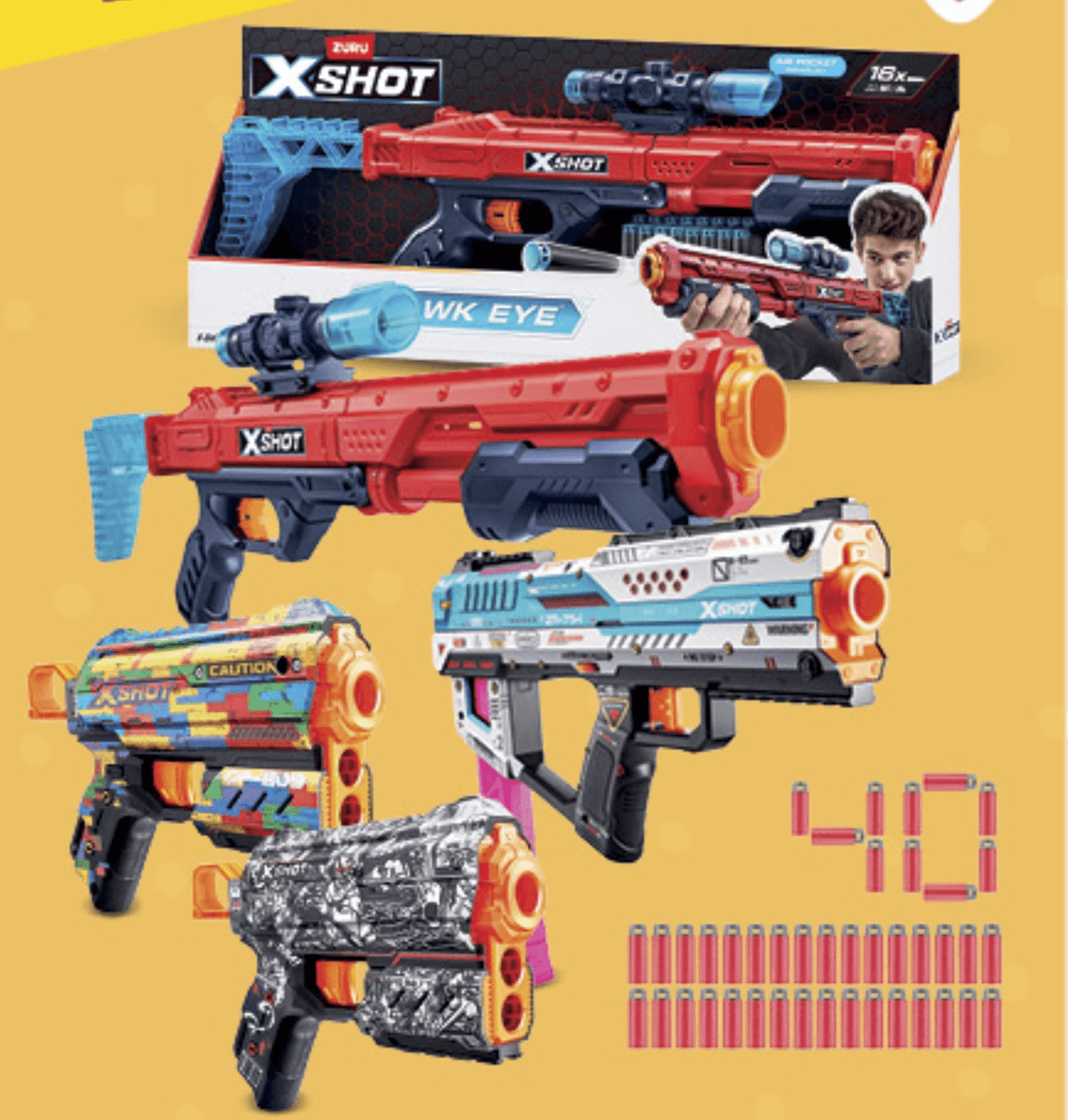 Odabrane X-Shot igračke - Akcija u trgovini Konzum