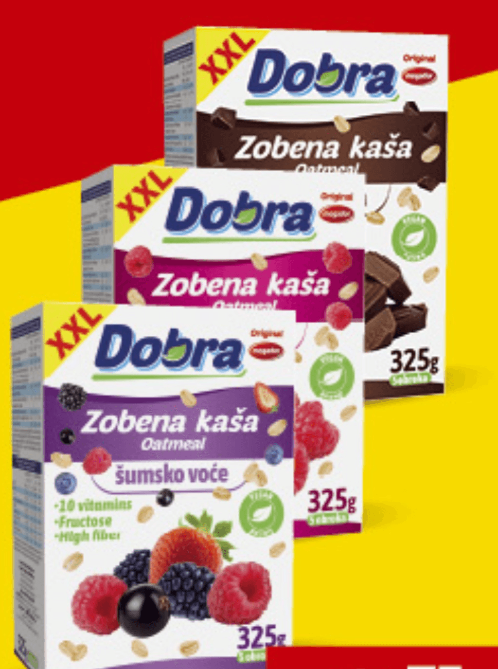 Dobra zobena kaša 325g Akcija u trgovini Konzum