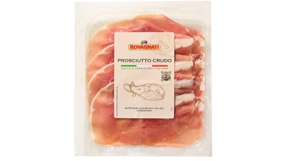 Pršut Crudo narezak 100 g ROVAGNATI Akcija u trgovini Konzum