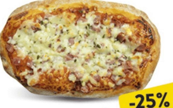 Pinsa šunka-sir 135g - Akcija u trgovini Konzum