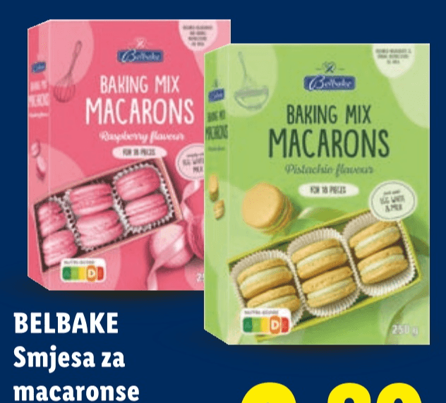 Belbake Smjesa za macaronse 250 g - Akcija u trgovini Lidl