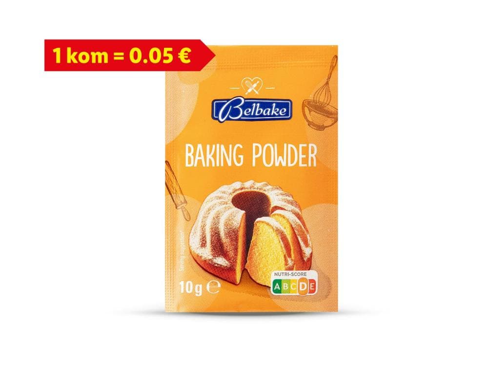 Belbake Prašak za pecivo 10 x 15 g Akcija u trgovini Lidl