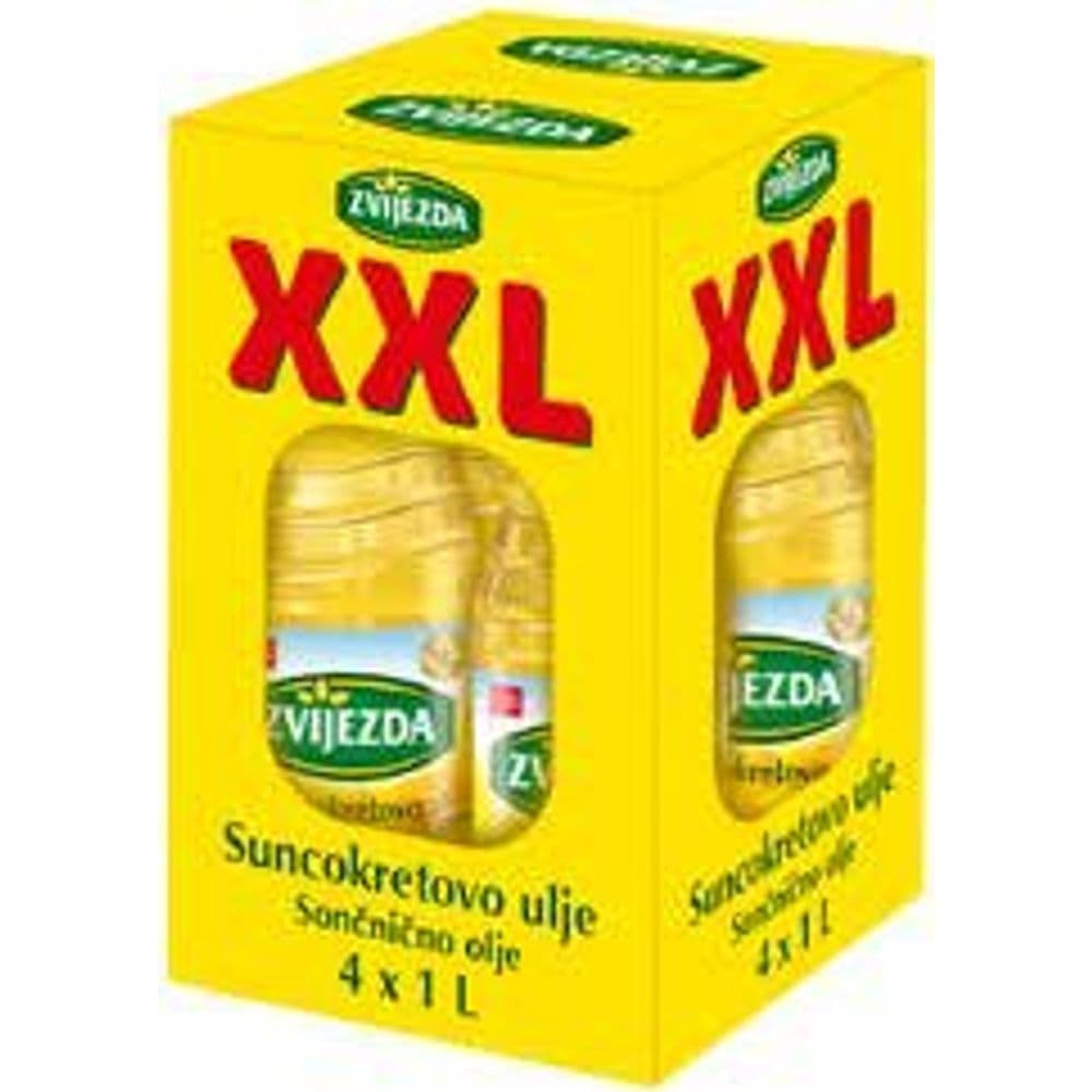 Zvijezda suncokretovo ulje XXL 4 x 1 L Akcija u trgovini Lidl