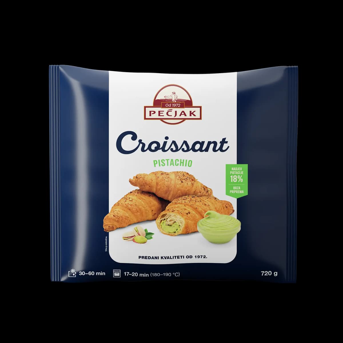 Pečjak Croissant pistacija 720 g Akcija u trgovini Stanić Diskont