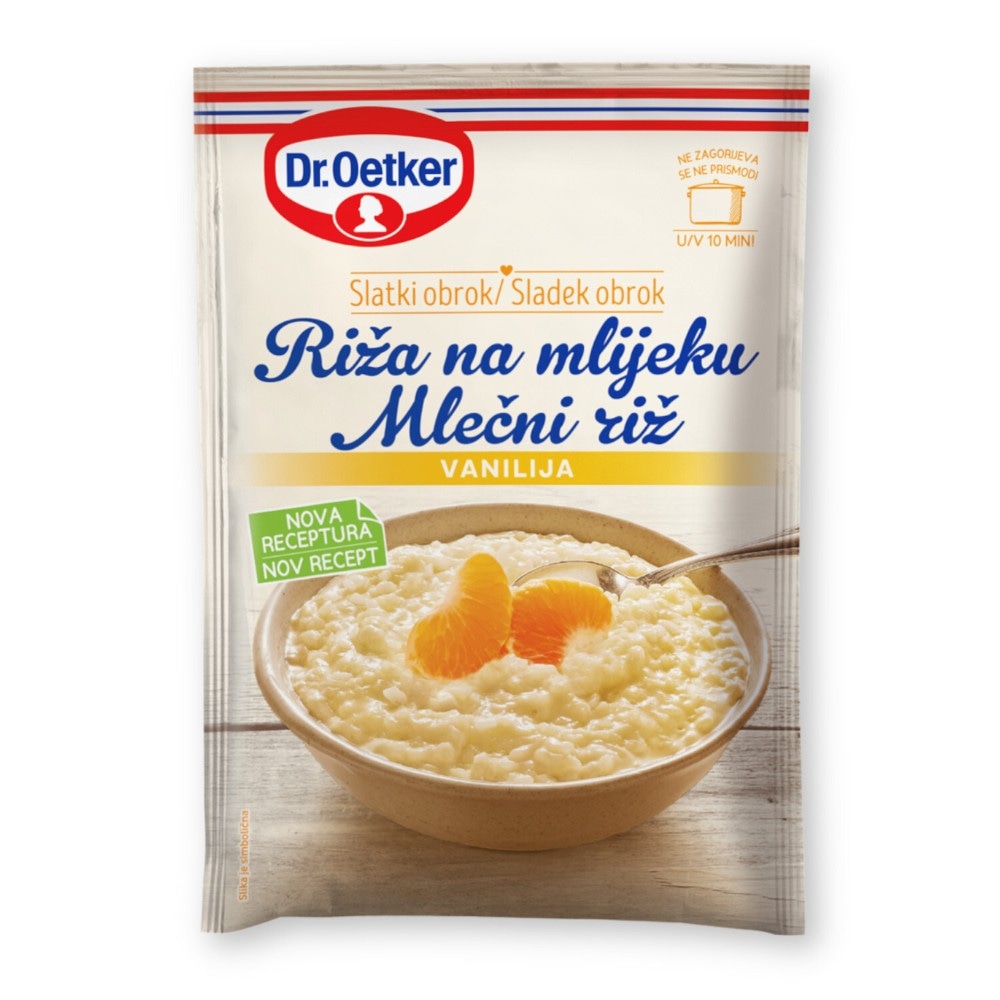 Dr. Oetker Riža na mlijeku vanilija 125 g - Akcija u trgovini Kaufland