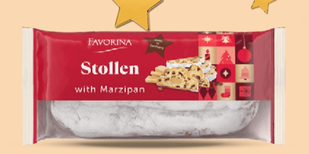 Favorina Božićni kolač s marcipanom 750 g Akcija u trgovini Lidl