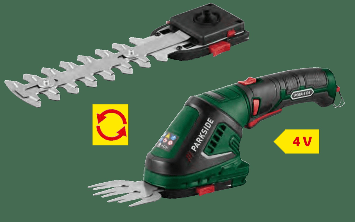 PARKSIDE® 2 u 1 aku škare - Akcija u trgovini Lidl