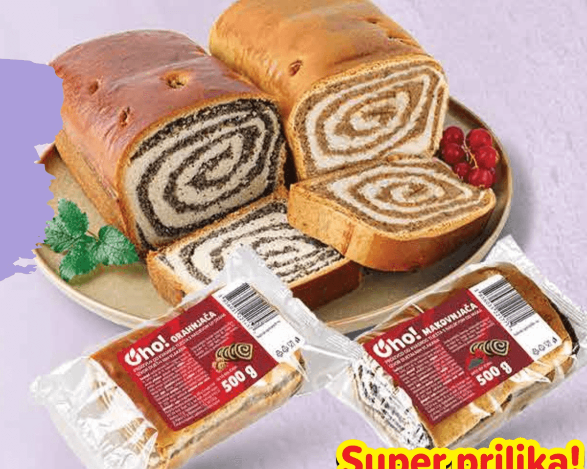 Orahnjača ili Makovnjača 500 g Oho! Akcija u trgovini Plodine