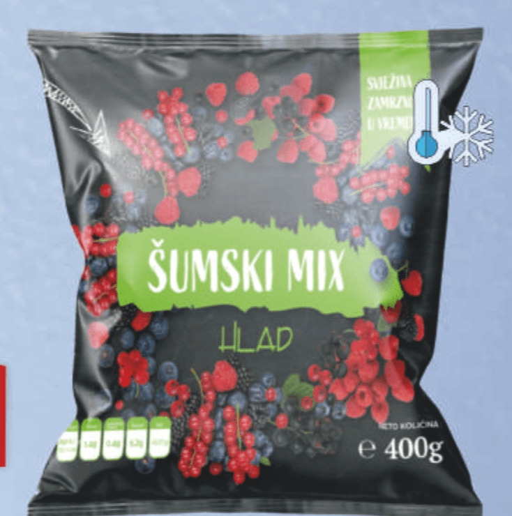 Zamrznuto Hlad Šumski mix 400 g - Akcija u trgovini Boso